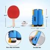 image:imageGSE Games amp Sports Expert Adjustable Retractable Ping Pong Net Set amp Post Professional Table Tennis Rackets and Balls Net with Posts and Storage Bag  Pingpong Paddle and Game Table Accessories  AdjustableTable Tennis SetBlue