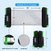 image:imageGSE Games amp Sports Expert Adjustable Retractable Ping Pong Net Set amp Post Professional Table Tennis Rackets and Balls Net with Posts and Storage Bag  Pingpong Paddle and Game Table Accessories  AdjustableBlack Net