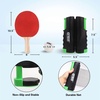 image:imageGSE Games amp Sports Expert Adjustable Retractable Ping Pong Net Set amp Post Professional Table Tennis Rackets and Balls Net with Posts and Storage Bag  Pingpong Paddle and Game Table Accessories  AdjustableTable Tennis SetBlack