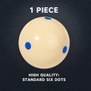 image:imageGSE Games amp Sports Expert Billiard Practice Training Cue Ball AAAGrade PRO Cup Standard Pool Billiard Cue Ball 6 oz 214 Several Colors Available6 Blue Dots
