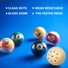 image:imageGSE Games amp Sports Expert Billiard Practice Training Cue Ball AAAGrade PRO Cup Standard Pool Billiard Cue Ball 6 oz 214 Several Colors AvailableBlack Cross