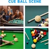 image:imageGSE Games amp Sports Expert Billiard Practice Training Cue Ball AAAGrade PRO Cup Standard Pool Billiard Cue Ball 6 oz 214 Several Colors AvailableBlack Cross