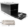 image:imageGSE Games amp Sports Expert CasinoHome Custom Poker Table Steel Rake Toke Drop Box with Money Bill Drop Slot or Acrylic Money Plunger PaddlePoker Table Toke Drop Box