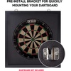 image:imageGSE Games amp Sports Expert Dart Backboard with Wood Frame and Felt Wall Protector for Dart Board SurroundBlack