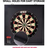 image:imageGSE Games amp Sports Expert Dart Backboard with Wood Frame and Felt Wall Protector for Dart Board SurroundBlack
