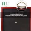 image:imageGSE Games amp Sports Expert Dart Backboard with Wood Frame and Felt Wall Protector for Dart Board SurroundMahogany