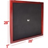image:imageGSE Games amp Sports Expert Dart Backboard with Wood Frame and Felt Wall Protector for Dart Board SurroundMahogany