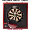 image:imageGSE Games amp Sports Expert Dart Backboard with Wood Frame and Felt Wall Protector for Dart Board SurroundMahogany