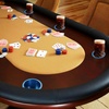 image:imageGSE Games amp Sports Expert Jumbo Aluminum Cup Holder Dropin Cup Holder for Casino Poker Tables Work Desks Boats RVs Cars amp Trucks Silver 2PackBlue