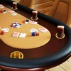 image:imageGSE Games amp Sports Expert Jumbo Aluminum Cup Holder Dropin Cup Holder for Casino Poker Tables Work Desks Boats RVs Cars amp Trucks Silver 2PackGold