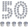 image:imageGSE Games amp Sports Expert Jumbo Aluminum Cup Holder Dropin Cup Holder for Casino Poker Tables Work Desks Boats RVs Cars amp Trucks Silver 2PackSilver