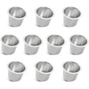 image:imageGSE Games amp Sports Expert Jumbo Aluminum Cup Holder Dropin Cup Holder for Casino Poker Tables Work Desks Boats RVs Cars amp Trucks Silver 2PackSilver