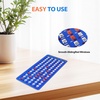 image:imageGSE Games amp Sports Expert Jumbo EasyRead Shutter Slide Bingo Cards Bulk Reusable JamProof Bingo Game Cards with Fingertip Slide Windows for Large Groups 25PackBlue