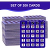 image:imageGSE Games amp Sports Expert Jumbo EasyRead Shutter Slide Bingo Cards Bulk Reusable JamProof Bingo Game Cards with Fingertip Slide Windows for Large Groups 25PackBlue