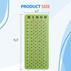 image:imageGSE Games amp Sports Expert Jumbo EasyRead Shutter Slide Bingo Cards Bulk Reusable JamProof Bingo Game Cards with Fingertip Slide Windows for Large Groups 25PackGreen