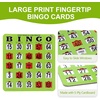 image:imageGSE Games amp Sports Expert Jumbo EasyRead Shutter Slide Bingo Cards Bulk Reusable JamProof Bingo Game Cards with Fingertip Slide Windows for Large Groups 25PackGreen