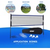 image:imageGSE Games amp Sports Expert Outdoor Badminton Complete Set with Badminton Net 4 Rackets 3 Shuttlecocks amp Carry Bag Outdoor Yard Lawn Game Set for Backyard Park Beach