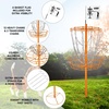 image:imageGSE Games amp Sports Expert PRO Portable Disc Golf Target Basket 12 Chains24 Chains Metal Flying Disc Golf Practice Goal Baskets for Outdoor Yard Backyard Park Training amp GamesOrange
