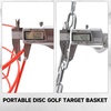 image:imageGSE Games amp Sports Expert PRO Portable Disc Golf Target Basket 12 Chains24 Chains Metal Flying Disc Golf Practice Goal Baskets for Outdoor Yard Backyard Park Training amp GamesRed