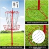 image:imageGSE Games amp Sports Expert PRO Portable Disc Golf Target Basket 12 Chains24 Chains Metal Flying Disc Golf Practice Goal Baskets for Outdoor Yard Backyard Park Training amp GamesRed