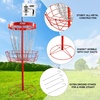 image:imageGSE Games amp Sports Expert PRO Portable Disc Golf Target Basket 12 Chains24 Chains Metal Flying Disc Golf Practice Goal Baskets for Outdoor Yard Backyard Park Training amp GamesRed