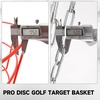 image:imageGSE Games amp Sports Expert PRO Portable Disc Golf Target Basket 12 Chains24 Chains Metal Flying Disc Golf Practice Goal Baskets for Outdoor Yard Backyard Park Training amp GamesRed