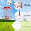 image:imageGSE Games amp Sports Expert PRO Portable Disc Golf Target Basket 12 Chains24 Chains Metal Flying Disc Golf Practice Goal Baskets for Outdoor Yard Backyard Park Training amp GamesRed