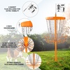 image:imageGSE Games amp Sports Expert PRO Portable Disc Golf Target Basket 12 Chains24 Chains Metal Flying Disc Golf Practice Goal Baskets for Outdoor Yard Backyard Park Training amp GamesOrange