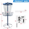 image:imageGSE Games amp Sports Expert PRO Portable Disc Golf Target Basket 12 Chains24 Chains Metal Flying Disc Golf Practice Goal Baskets for Outdoor Yard Backyard Park Training amp GamesBlue