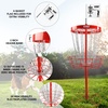 image:imageGSE Games amp Sports Expert PRO Portable Disc Golf Target Basket 12 Chains24 Chains Metal Flying Disc Golf Practice Goal Baskets for Outdoor Yard Backyard Park Training amp GamesRed