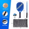 image:imageGSE Games amp Sports Expert Pickleball Paddles Set with Lightweight Pickleball Rackets amp IndoorOutdoor PickleBalls amp Mesh Carrying Bag for Family and Friends 2 Paddles4 Balls or 4 Paddles6 Balls2 Paddles  4 Balls