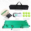 image:imageGSE Games amp Sports Expert Portable Pickleball Net Set with Regulation Size Pickleball Net 4 Pickleball Paddles 6 Pickleballs Carrying Bag Weather Resistant Metal Frame for OutdoorGreen