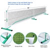 image:imageGSE Games amp Sports Expert Portable Pickleball Net Set with Regulation Size Pickleball Net 4 Pickleball Paddles 6 Pickleballs Carrying Bag Weather Resistant Metal Frame for OutdoorGreen