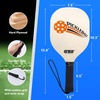 image:imageGSE Games amp Sports Expert Portable Pickleball Net Set with Regulation Size Pickleball Net 4 Pickleball Paddles 6 Pickleballs Carrying Bag Weather Resistant Metal Frame for OutdoorOrange