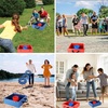 image:imageGSE Games amp Sports Expert Premium Wood Washer Toss Game Set with 8 Washers with Bottle Opener for Adults and Family Portable Lawn Game for Beach Backyard Pitching Tailgating CampingRedBlue