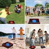 image:imageGSE Games amp Sports Expert Premium Wood Washer Toss Game Set with 8 Washers with Bottle Opener for Adults and Family Portable Lawn Game for Beach Backyard Pitching Tailgating CampingMahogany