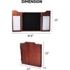 image:imageGSE Games amp Sports Expert Professional Solid Wood Classic Official Size Dartboard Cabinet with Dart Scoreboard for Game Room Dartboard amp Darts Not IncludedMahogany