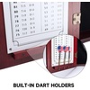 image:imageGSE Games amp Sports Expert Professional Solid Wood Classic Official Size Dartboard Cabinet with Dart Scoreboard for Game Room Dartboard amp Darts Not IncludedDeluxe Cherry