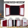 image:imageGSE Games amp Sports Expert Professional Solid Wood Classic Official Size Dartboard Cabinet with Dart Scoreboard for Game Room Dartboard amp Darts Not IncludedDeluxe Cherry
