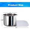 image:imageGSE Games amp Sports Expert Stainless Steel Cup Holder Dropin Cup Holder for Casino Poker Tables Work Desks Boats RVs Cards amp Trucks Slide UnderJumbo