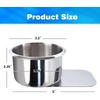image:imageGSE Games amp Sports Expert Stainless Steel Cup Holder Dropin Cup Holder for Casino Poker Tables Work Desks Boats RVs Cards amp Trucks Slide UnderSmall
