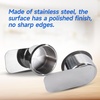 image:imageGSE Games amp Sports Expert Stainless Steel Cup Holder Dropin Cup Holder for Casino Poker Tables Work Desks Boats RVs Cards amp Trucks Slide UnderSmall