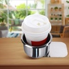 image:imageGSE Games amp Sports Expert Stainless Steel Cup Holder Dropin Cup Holder for Casino Poker Tables Work Desks Boats RVs Cards amp Trucks Slide UnderSmall