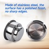 image:imageGSE Games amp Sports Expert Stainless Steel Cup Holder Dropin Cup Holder for Casino Poker Tables Work Desks Boats RVs Cars amp TrucksDual Size