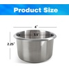 image:imageGSE Games amp Sports Expert Stainless Steel Cup Holder Dropin Cup Holder for Casino Poker Tables Work Desks Boats RVs Cars amp TrucksJumbo