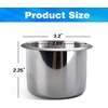 image:imageGSE Games amp Sports Expert Stainless Steel Cup Holder Dropin Cup Holder for Casino Poker Tables Work Desks Boats RVs Cars amp TrucksSmall