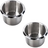image:imageGSE Games amp Sports Expert Stainless Steel Cup Holder Dropin Cup Holder for Casino Poker Tables Work Desks Boats RVs Cars amp TrucksSmall