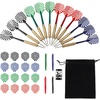 image:imageGSE Games amp Sports Expert 12 Pcs of 1824 Grams Steel Tip Darts Professional Darts Metal Tip Set Metal Darts for Dartboard with Extra Flights Dart Sharpener amp Storage Bag18 Grams12Pack