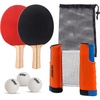 image:imageGSE Games amp Sports Expert Adjustable Retractable Ping Pong Net Set amp Post Professional Table Tennis Rackets and Balls Net with Posts and Storage Bag  Pingpong Paddle and Game Table Accessories  AdjustableTable Tennis SetOrange