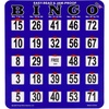 image:imageGSE Games amp Sports Expert Jumbo EasyRead Shutter Slide Bingo Cards Bulk Reusable JamProof Bingo Game Cards with Fingertip Slide Windows for Large Groups 25PackBlue